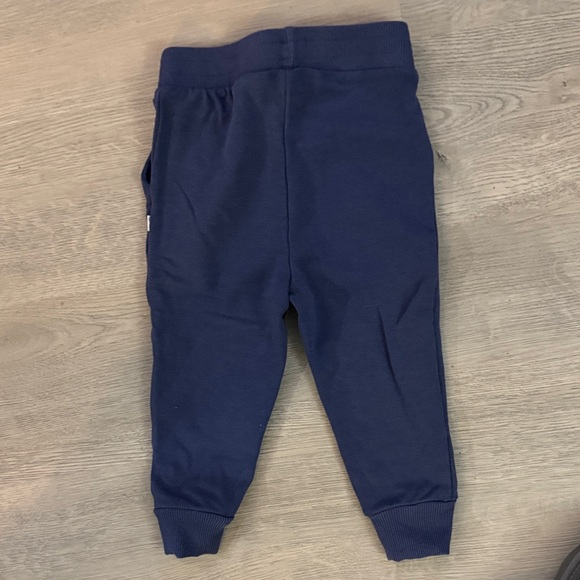 Little Sleepies- 12-18 months, Navy Blue Kids Jogger Pants. - Picture 4 of 4